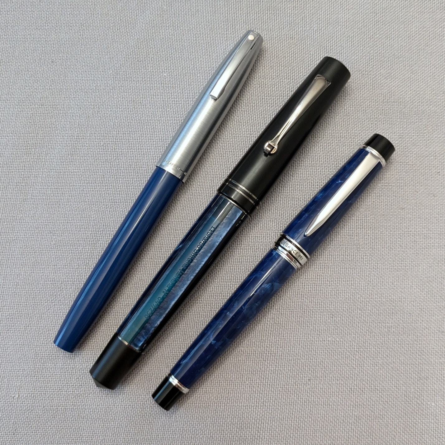 Running several blue pens in the last month. You'd think it was my favorite color or something.